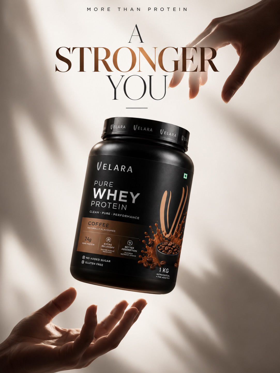 Whey Protein 1kg- Coffee Flavor
