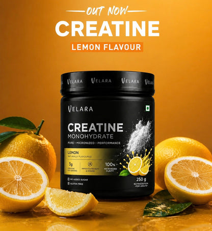 Creatine Monohydrate 250gm- LEMON flavor