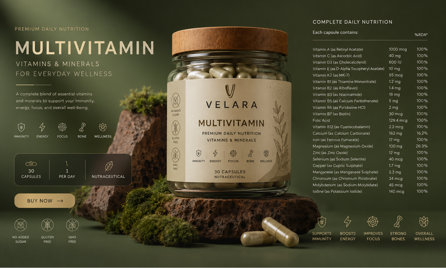 Daily Multivitamin-30 Tablets