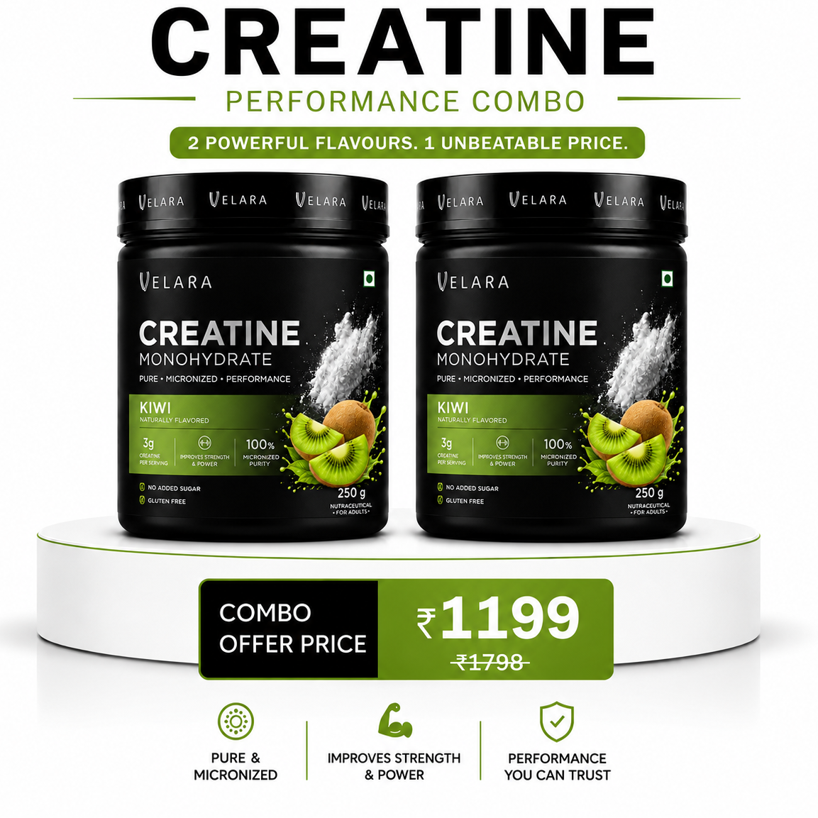 Creatine Combo pack-lemon flavor.